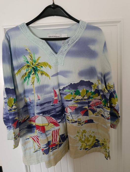 Блузка женская,брендовая, чистый хлопок, 52 размер