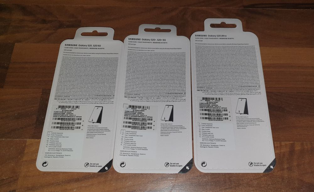 Husa silicon originala Samsung Clear Cover S20 S20+ S20 Ultra 4G 5G