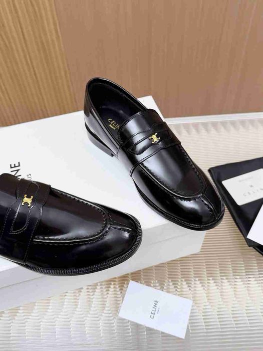 Дамски обувки - Celine Loafer Malaquais In Polished Bullskin