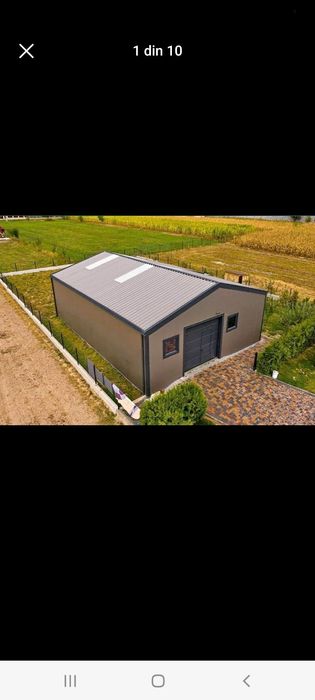 Vând hale metalice la schimb cu variante auto