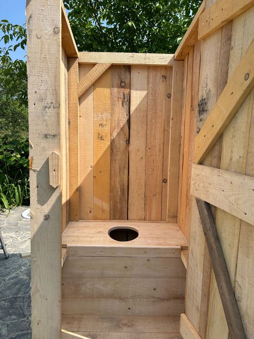 Wc toaletă lemn (cherestea 2cm grosime)