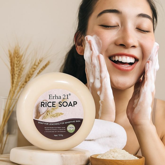 Оризов сапун за изсветляване на кожата - 100% органичен