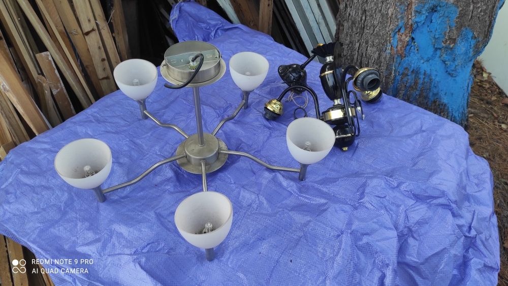 Люстра, Бра  и  плафоны.