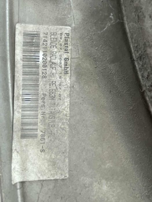 BMW E83 X3 предна лява вежда раздувка на калник M Sport пакет 0200128