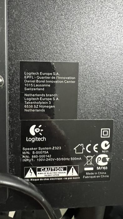 Boxe Logitech speaker system Z323