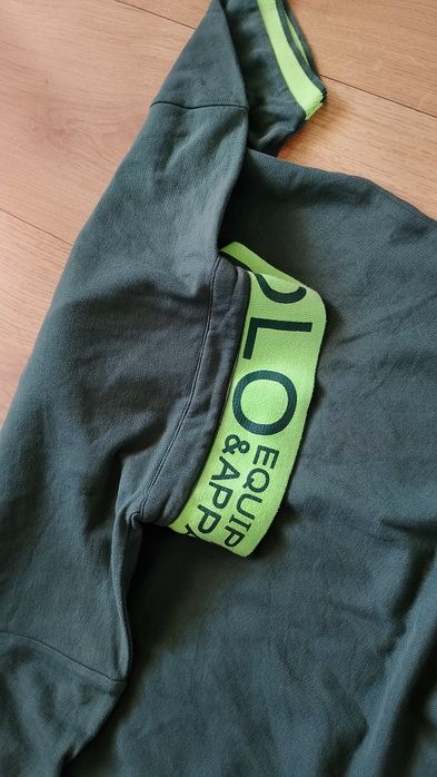 Tricou verde U.S. Grand Polo stil casual / Mărime S