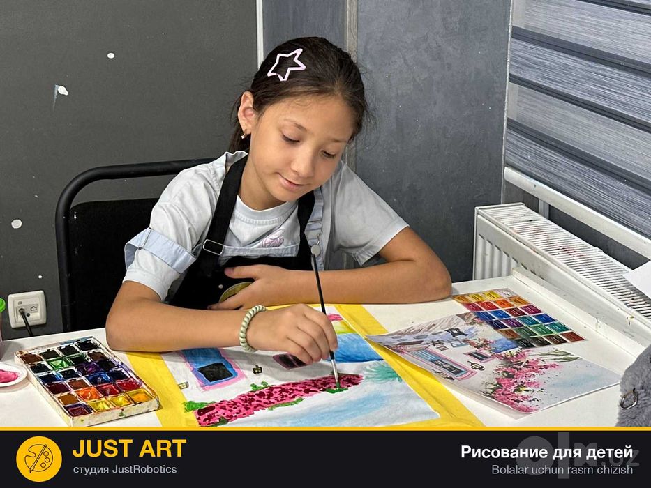 Toshkentda bolalar uchun rasm chizish kurslari Just Art