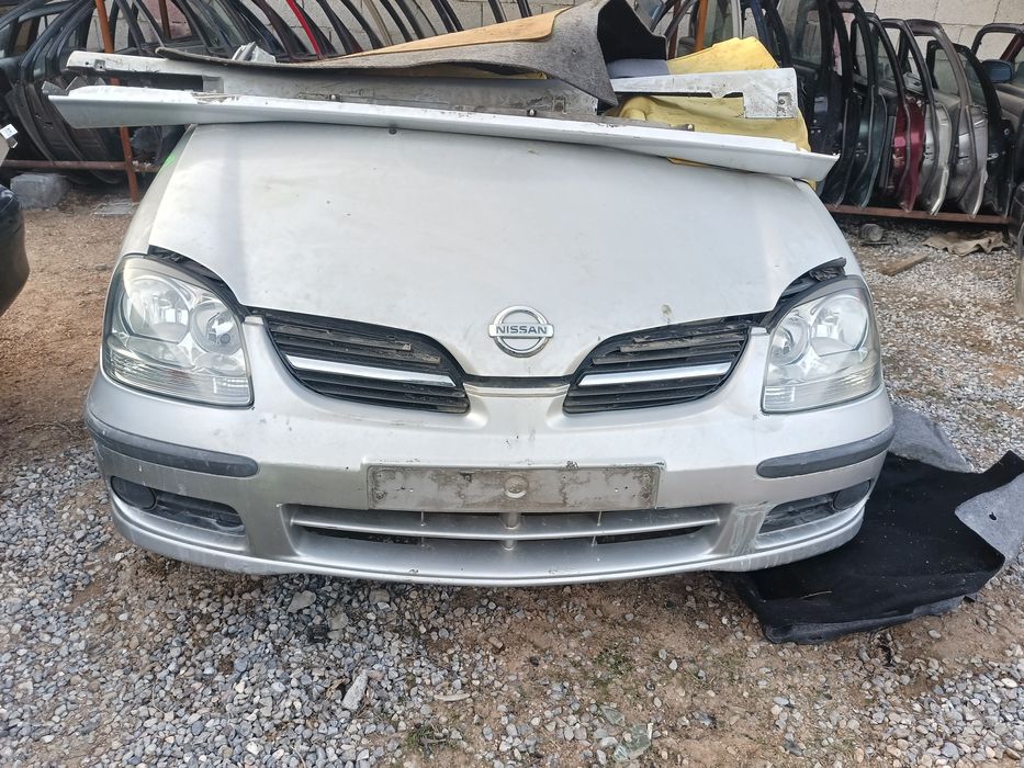 Капот алмера тина бампер фары