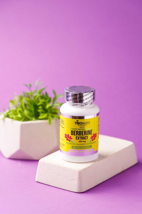 Tibomed Berberine Extract 400 mg, 60 kapsula