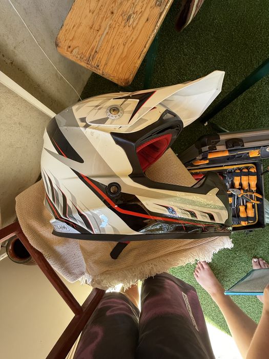 Casca cross xl zgariata