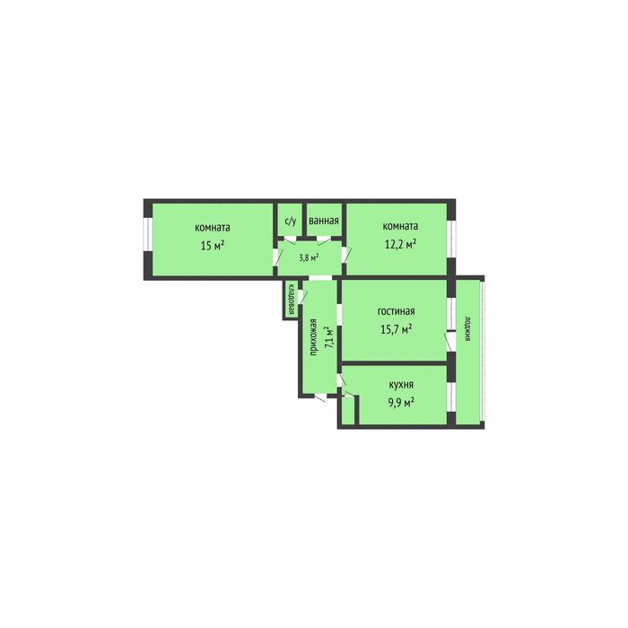 Продажа 3-комнатной квартиры