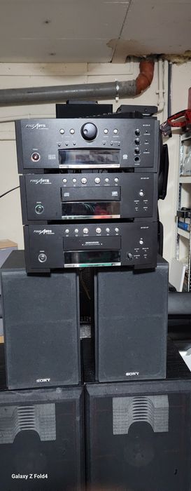 Sistem Grundig cu telecomandă și boxe Onkyo