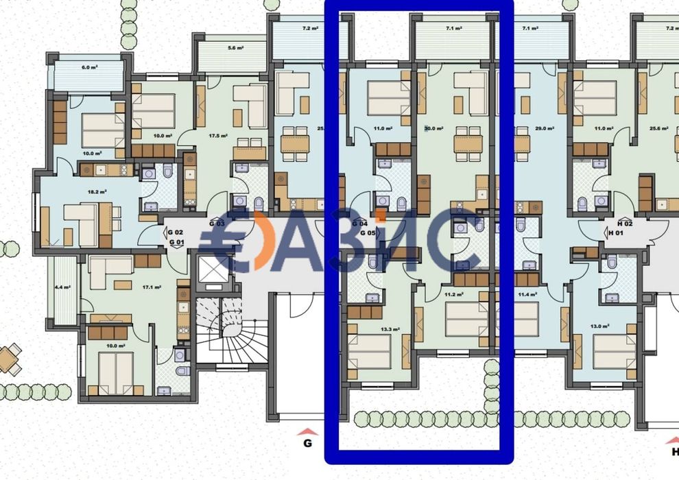 Продава се Тристаен апартамент в Созопол - 91 кв.м за 1070 €/кв.м - Снимка #5