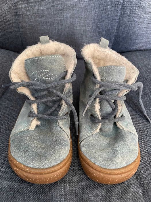 Ghete de iarna Tikki piele naturala, marimea 23