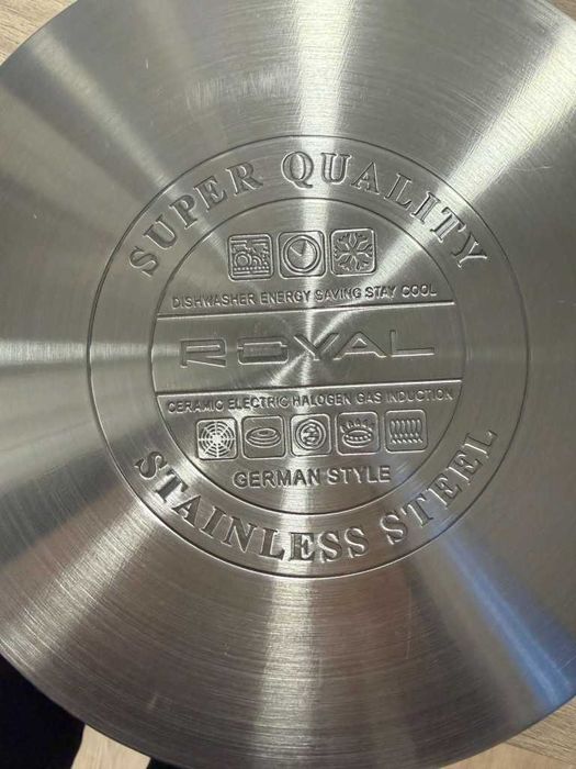 Комплект съдове за готвене от 12 части – Неръждаема стомана,