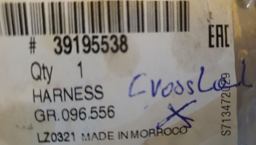 Instalație electrica senzorii parcare Opel Crossland X, Gm 39195538