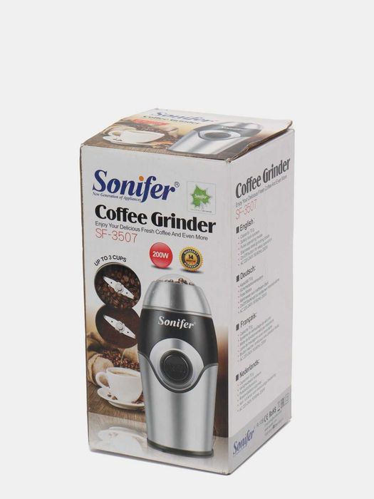 Кофемолка, измельчитель электрический SONIFER SF-3507