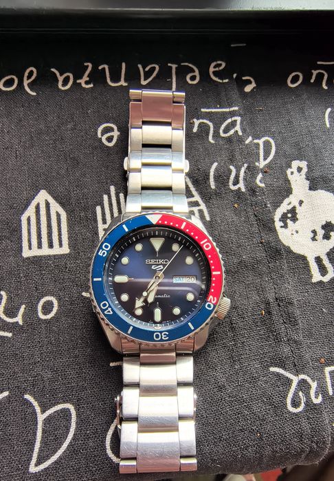 Seiko 5 sport pepsi automatic srpd53 4r36-07g0 часовник