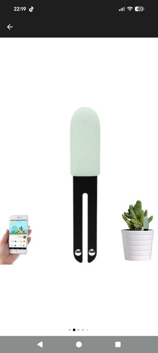 Senzor de plante 4 in 1, senzor umiditate, lumina, nutrienti, Bluetooth, pentru ingrijirea florilor