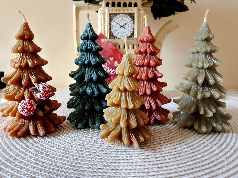 Восковая свеча "Ёлка"