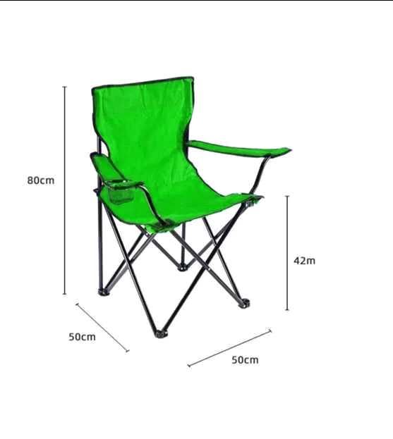 Scaun pliabil camping/ pescuit cu suport pahar culori diferite
