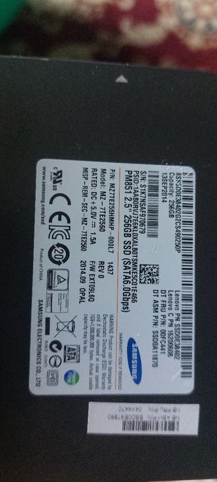 Samsung ssd 256 g