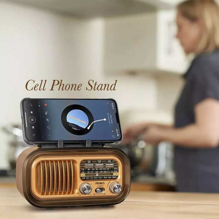 Соларно ретро радио Golon RX-BT628S – Gold с Bluetooth