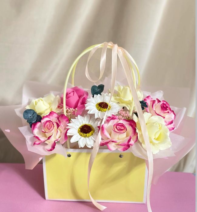 Ароматные мыльные розы