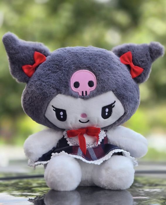 Плюшени играчки Кити Куроми, Hello Kitty Kuromi Melody 30см, плюшена