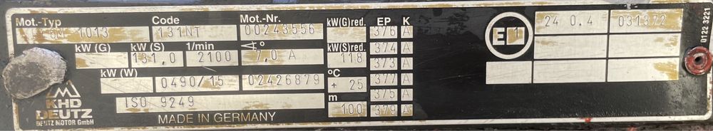 Запчасти на двигатель  Deutz BF6M 1013