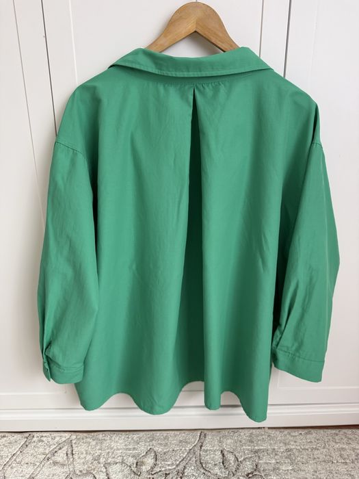 Рубашка оверсайз с накидкой