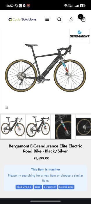 Bicicleta electrica bergamont