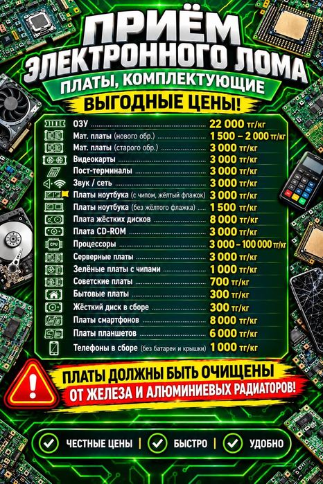 Не рабочие платы микросхемы