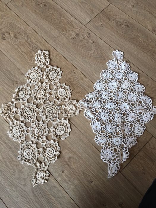 Ръчно плетени покривки на една кука