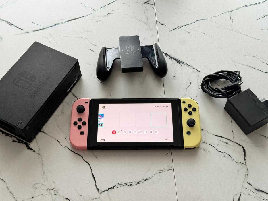 Nintendo Switch V2 Modat + card 128 gb