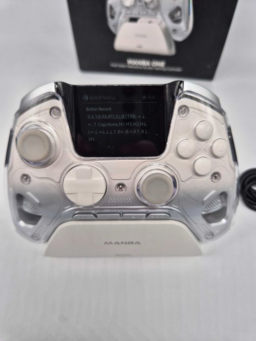 Controller Gaming Wireless Manba One Transparent, Ecran LED - Grad B