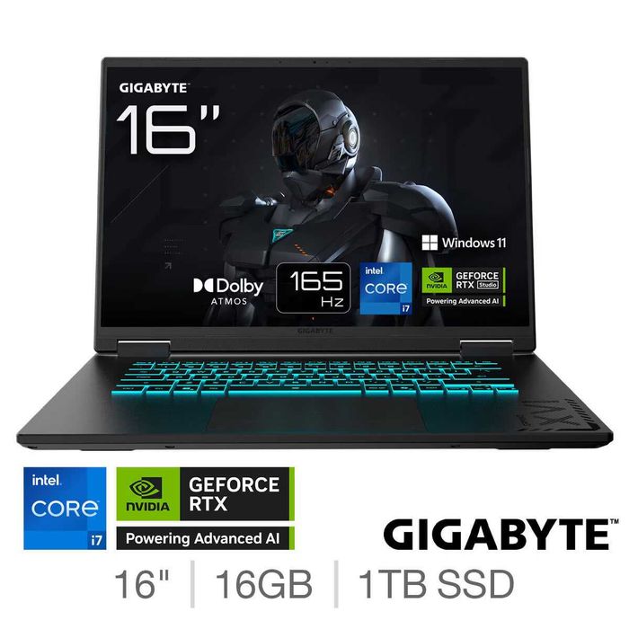 Gigabyte Gaming A16 i7 13620H 16GB 512GB RTX 5070 8GB 16." QHD+ 165Hz