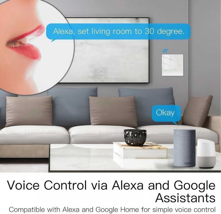 Termostat centrala wifi inteligent compatibil  gaz electric pompa etc