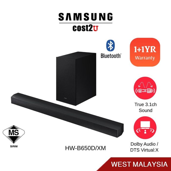 Saund bar HW- B650D  (Новинка 2024) . Для телевизор.