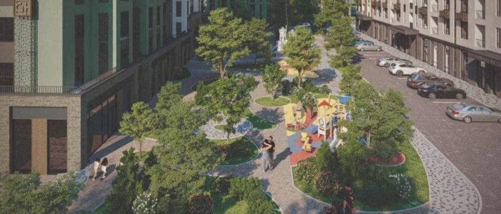 Квартира 2-комнатная в ЖК Ассалом Жомий от Голден Хаус.