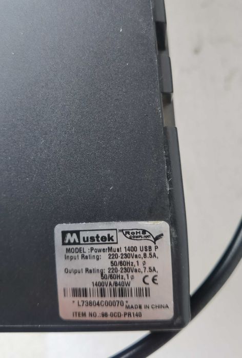 Mustek PowerMust 1400 USB P