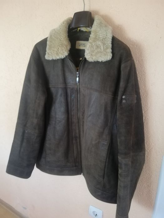 Geaca piele bărbati Camel Xl
