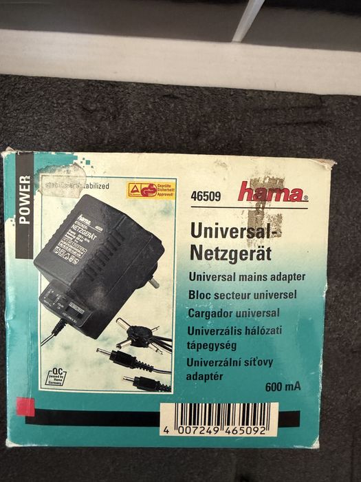 Продается трансформаторный блок питания Hama 46509, Germany