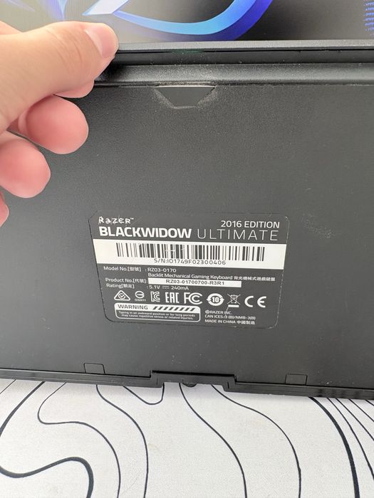 Клавиатура Razer BlackWidow Ultimate (оригинал)