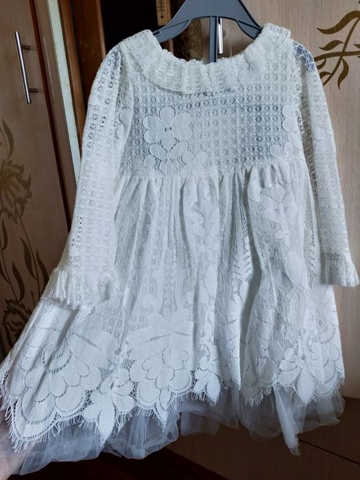 Платье гипюровое