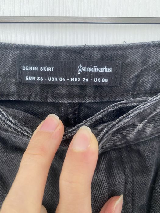 Дънкова пола Stradivarius