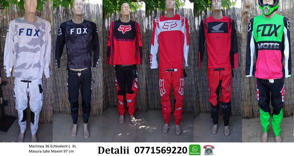 Echipament enduro pantaloni bluza moto downhill cross atv FOX