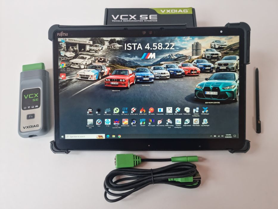 Diagnoză/ Tester BMW INPA/ ISTA+ /Esys cu Tabletă  FUJITSU Rugged