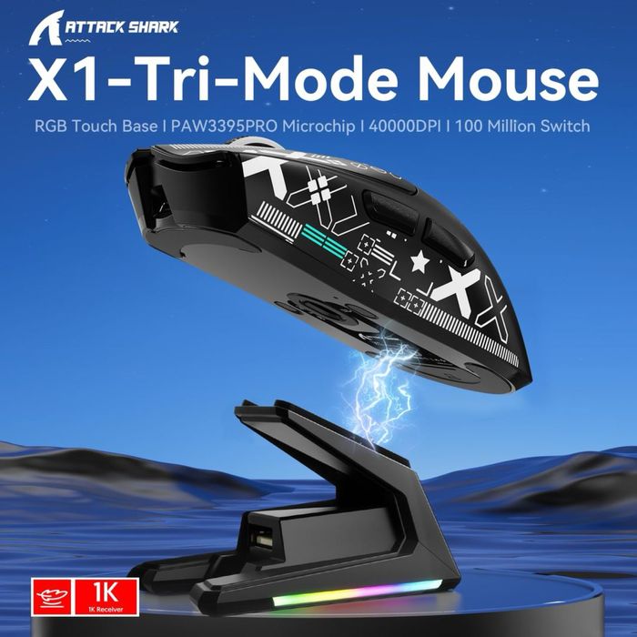 Mouse gaming Atack Shark X1