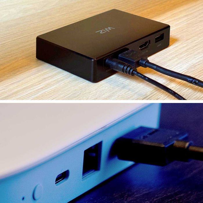 Стартов комплект WiZ Sync box 55"-65" Комплект LED ленти за телевизор